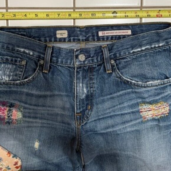 AG Adriano Goldschmied Jeans - Distressed Ex-Boyfriend Crop 31R - Picture 3 of 8